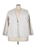 Eileen Fisher 100% Cotton Ivory Blazer Size 3X - photo 1