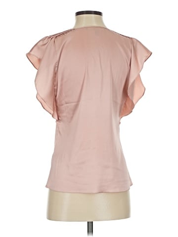 White House Black Market Short Sleeve Blouse (view 2)