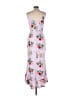 Keepsake 100% Polyester Floral Pink Casual Dress Size L - photo 2