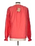Boden 100% Cotton Red Long Sleeve Blouse Size 10 - photo 2