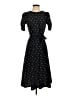 DKNY Polka Dots Black Cocktail Dress Size 4 (petite) - photo 1