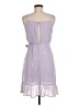 Mi ami 100% Polyester Polka Dots Purple Casual Dress Size M - photo 2