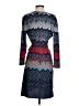 BCBGMAXAZRIA Chevron-herringbone Blue Cocktail Dress Size S - photo 2