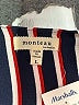 Monteau Stripes Black Casual Dress Size L - photo 7