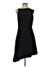 Halston Heritage 100% Polyester Solid Black Cocktail Dress Size 0 - photo 1