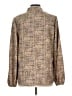 Unbranded Tweed Tan Long Sleeve Blouse Size L - photo 2