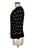 Halogen 100% Viscose Polka Dots Black Cardigan Size M - photo 5