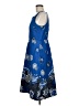 Ann Taylor Print Blue Casual Dress Size 6 - photo 5