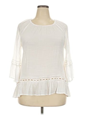 New Directions 3/4 Sleeve Blouse (view 1)