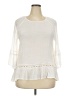 New Directions Ivory 3/4 Sleeve Blouse Size XXL - photo 1