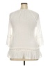 New Directions Ivory 3/4 Sleeve Blouse Size XXL - photo 2
