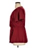 Olivia Grey Burgundy Short Sleeve Blouse Size 1X - photo 5