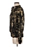 MICHAEL Michael Kors 100% Polyester Metallic Gold Long Sleeve Blouse Size M - photo 5