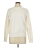 Ann Taylor Solid Ivory Turtleneck Sweater Size L - photo 1