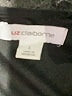 Liz Claiborne 100% Polyester Color Block Solid Stripes Black Sleeveless Blouse Size L - photo 7