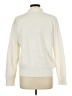 Ann Taylor Solid Ivory Turtleneck Sweater Size L - photo 2