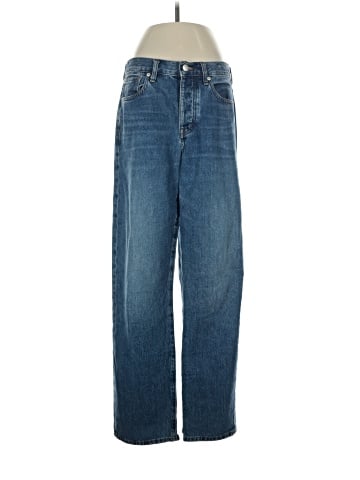Madewell Low-Slung Straight Jeans in Palmina Wash (view 1)