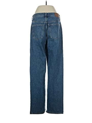 Madewell Low-Slung Straight Jeans in Palmina Wash (view 2)