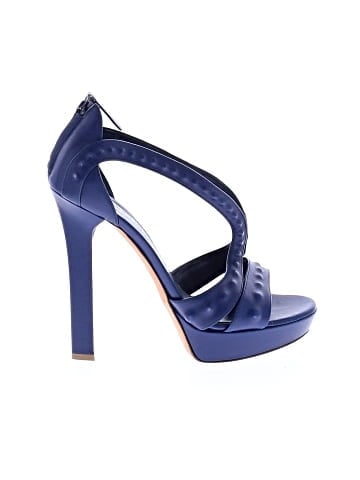 Alexander McQueen Leather Exquisites Platform Sandals (view 1)