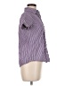 Lands' End 100% Baumwolle Stripes Purple Short Sleeve Button-Down Shirt Size 6 (petite) - photo 4
