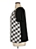 Lane Bryant Checkered-gingham Silver Black Short Sleeve T-Shirt Size 14 - 16 Plus - photo 5