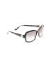 Salvatore Ferragamo Gray Black Sunglasses One size - photo 1