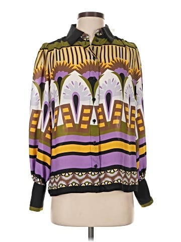 Eva Mendes by New York & Company Long Sleeve Blouse (view 1)