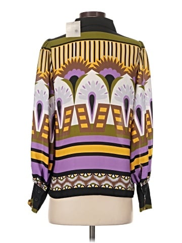 Eva Mendes by New York & Company Long Sleeve Blouse (view 2)