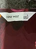 Nine West 100% Polyester Marled Burgundy Long Sleeve Blouse Size L - photo 7