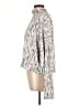 Express Animal Print Silver Long Sleeve Blouse Size Lg - XL - photo 5