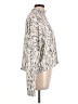Express Animal Print Silver Long Sleeve Blouse Size Lg - XL - photo 4