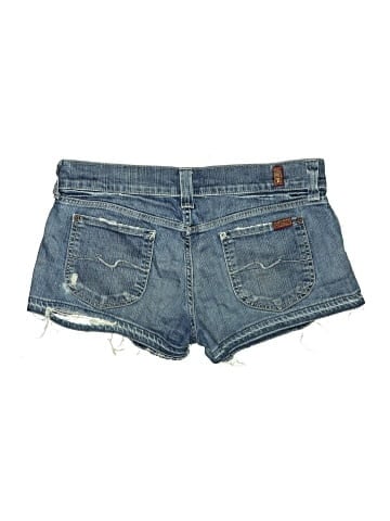 7 For All Mankind Denim Shorts (view 2)