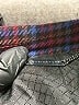 Trina Turk Plaid Red Burgundy Blazer Size 2 - photo 6