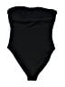 J.Crew Solid Black One Piece Swimsuit Size 10 - photo 2