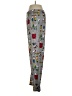 Unbranded 100% Polyester Print Silver Casual Pants Size S - photo 5