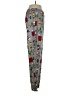 Unbranded 100% Polyester Print Silver Casual Pants Size S - photo 4