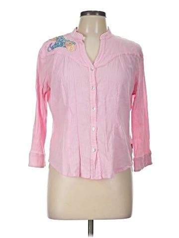 Oilily 3/4 Sleeve Button-Down Shirt (view 1)
