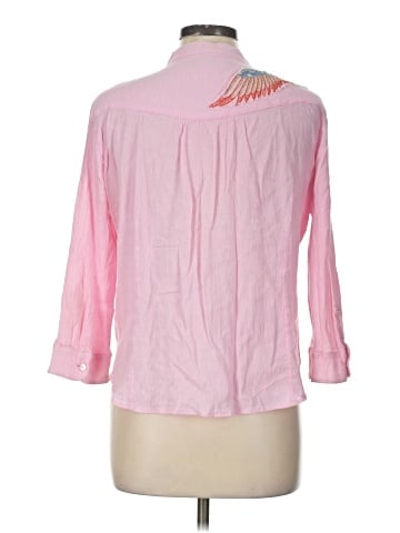 Oilily 3/4 Sleeve Button-Down Shirt (view 2)