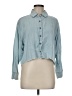 Naf Naf Blue Long Sleeve Blouse Size M - photo 1