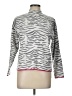 By Anthropologie Animal Print Silver Pullover Sweater Size L - photo 1