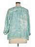 New Directions Teal 3/4 Sleeve Blouse Size XL - photo 2