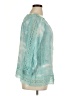 New Directions Teal 3/4 Sleeve Blouse Size XL - photo 4