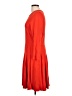 J.Crew Solid Red Casual Dress Size 12 - photo 5