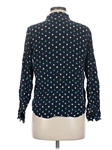 C. Wonder Long Sleeve Silk Top (view 2)
