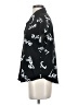 Jon & Anna 100% Polyester Print Black Short Sleeve Blouse Size S - photo 5