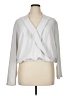 Express 100% Polyester Ivory Long Sleeve Blouse Size XL - photo 1