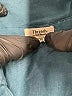 Threads 100% Linen Teal Long Sleeve Button-Down Shirt Size S - photo 6
