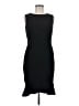 Kasper Solid Black Cocktail Dress Size 6 - photo 1