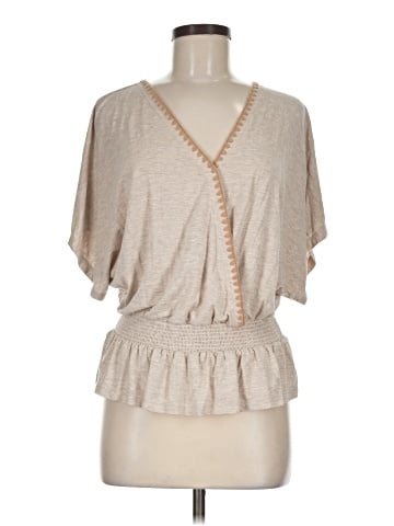 Hem & Thread Short Sleeve Top (view 1)