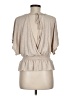 Hem & Thread Tan Short Sleeve Top Size M - photo 2